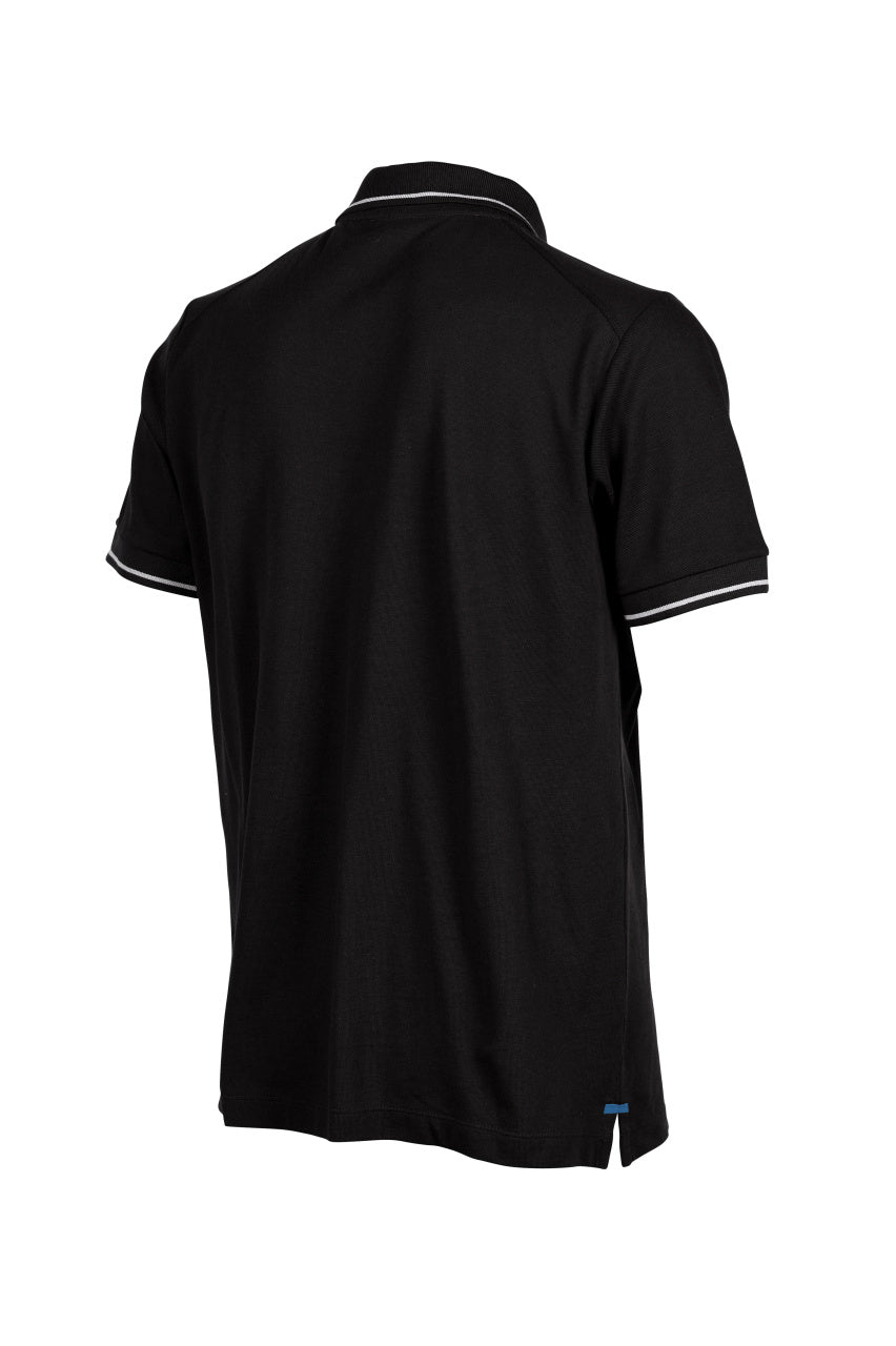 Arena Poloshirt Team Solid Cotton Zwart