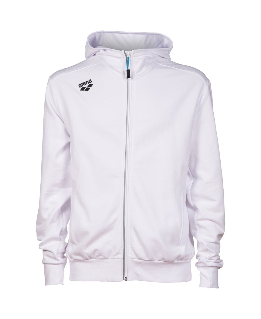 Arena Jas Team Hooded Jacket Panel Wit