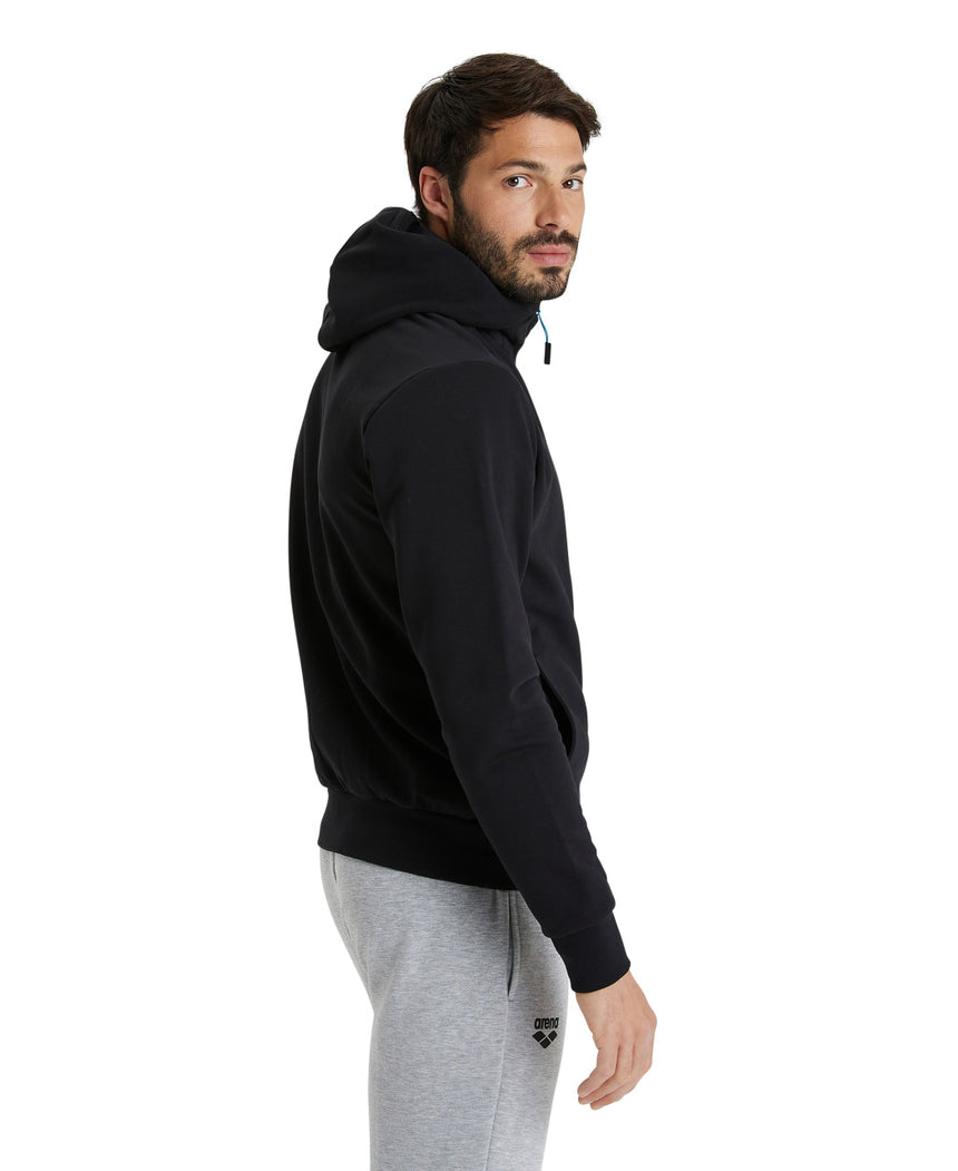 Arena Jas Team Hooded Jacket Panel Zwart