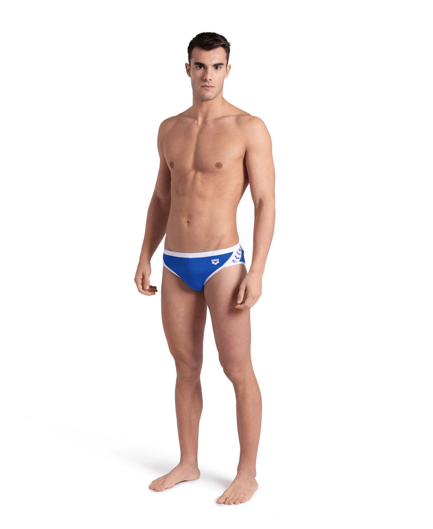 Arena Zwembroek Icons Slip Solid Royal/Wit