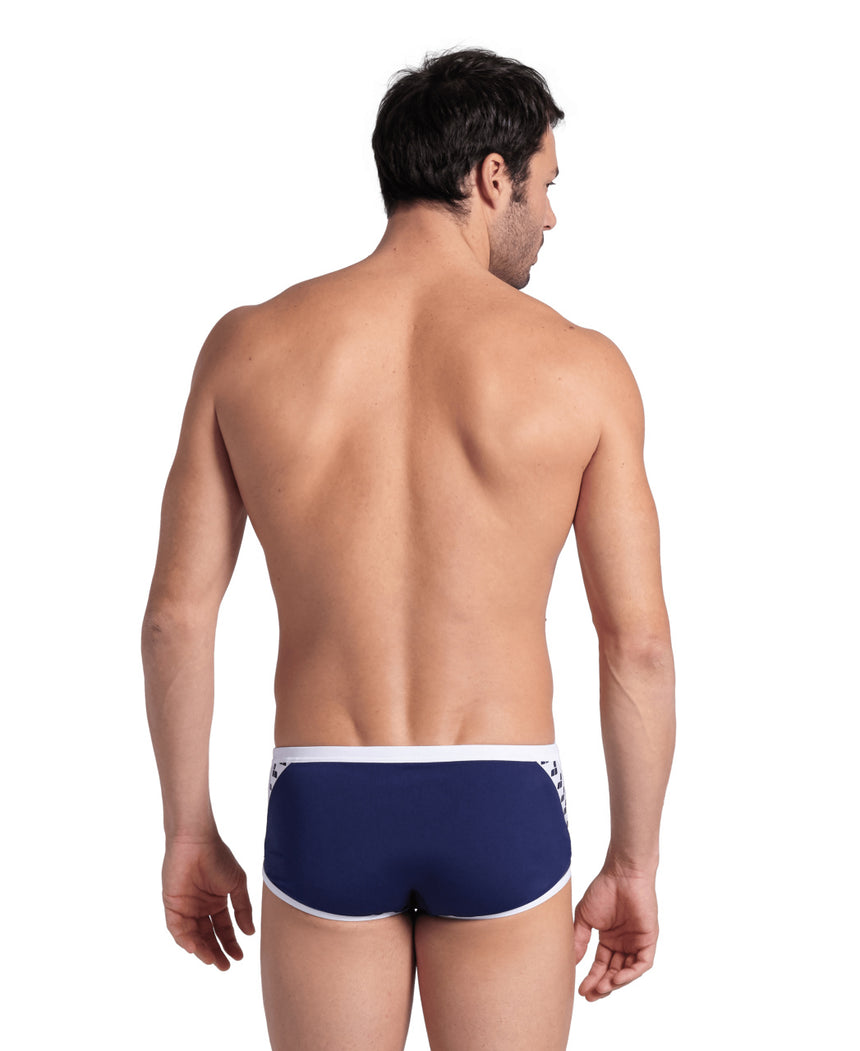 Arena Aquashort Icons Low Waist Short Solid Navy/White