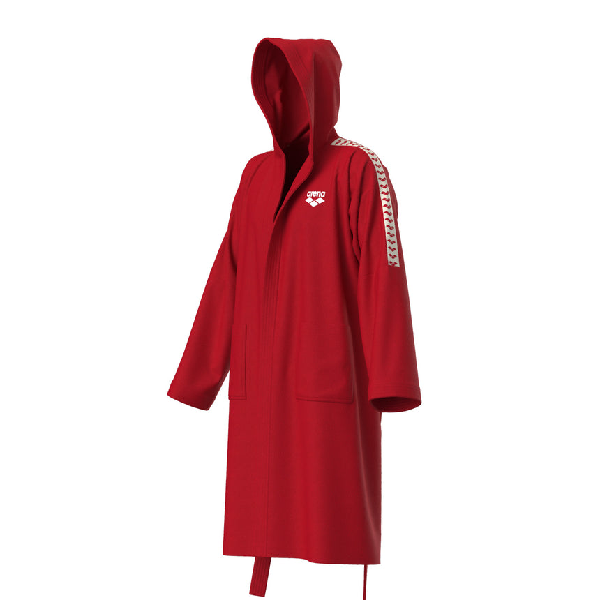 Arena Bathrobe Team Stripe Red/White