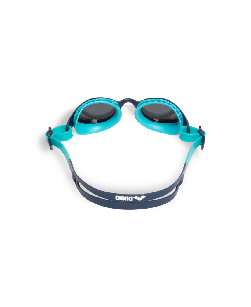Arena Kinder Schwimmbrille Air Mirror Silber/Navy/Blau