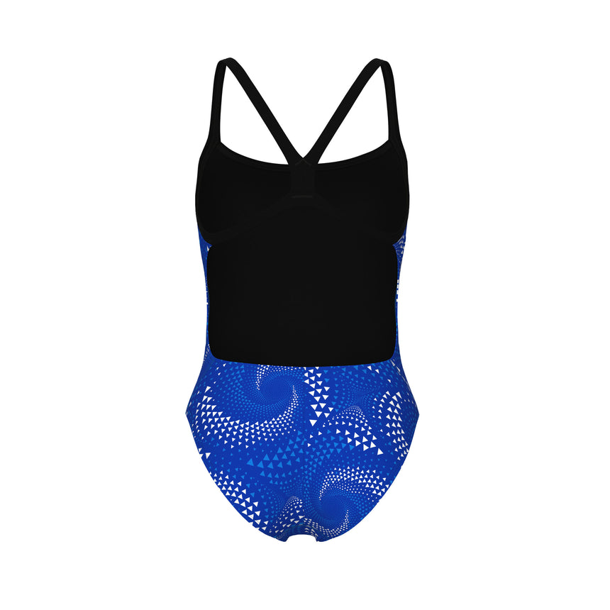 Arena Badpak Challenge Back Fireflow Zwart/Blauw
