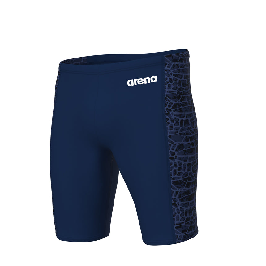 Arena Herren Schwimmjammer Snakeskin Marineblau/Team-Marineblau