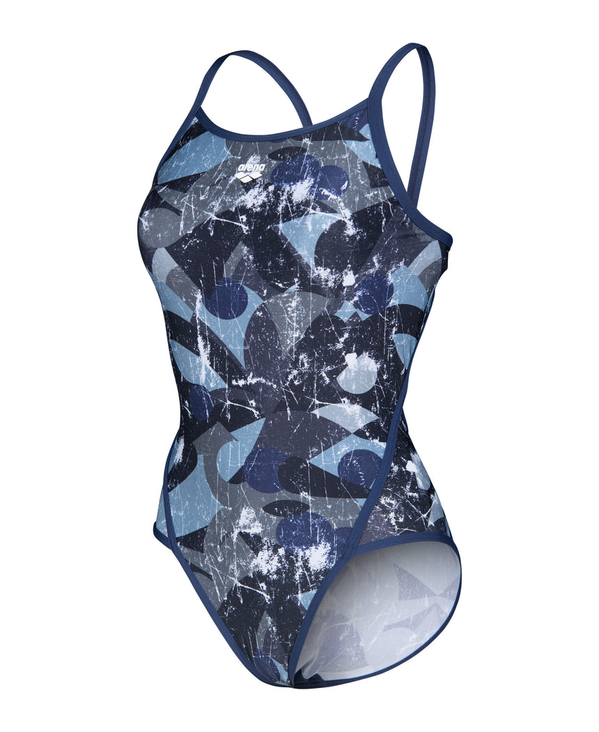 Arena Badpak Super Fly Back Scratched Navy/Zwart