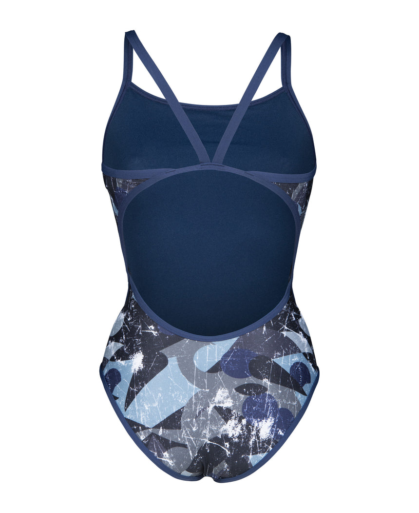 Arena Badpak Super Fly Back Scratched Navy/Zwart