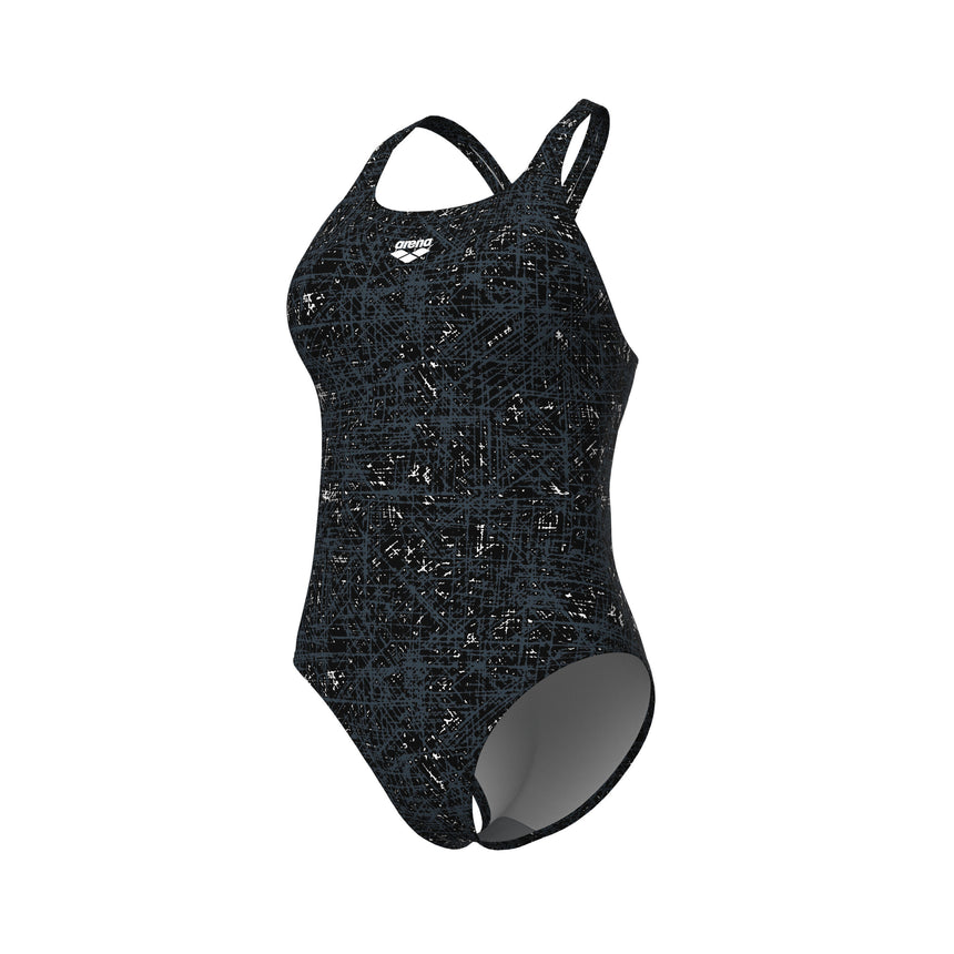 Arena Badpak Swim Pro Back Ribbed Zwart