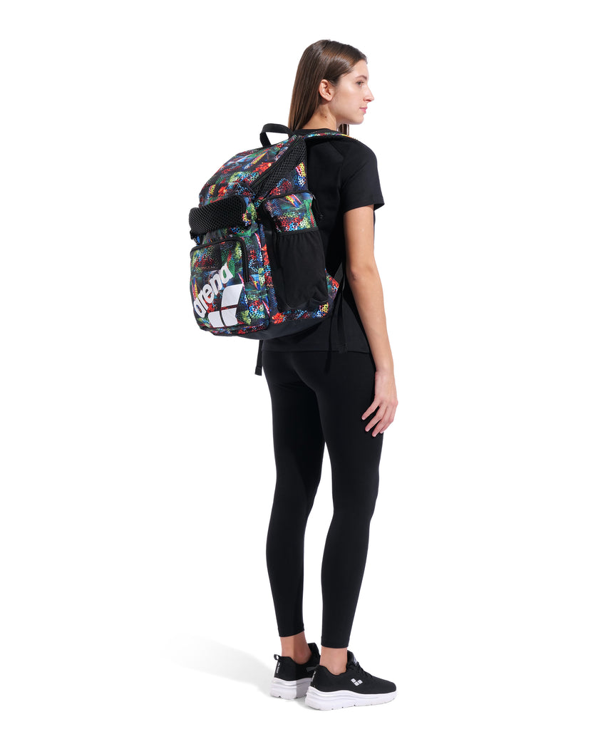 Arena One Go Backpack 45L AO Animalier worn view