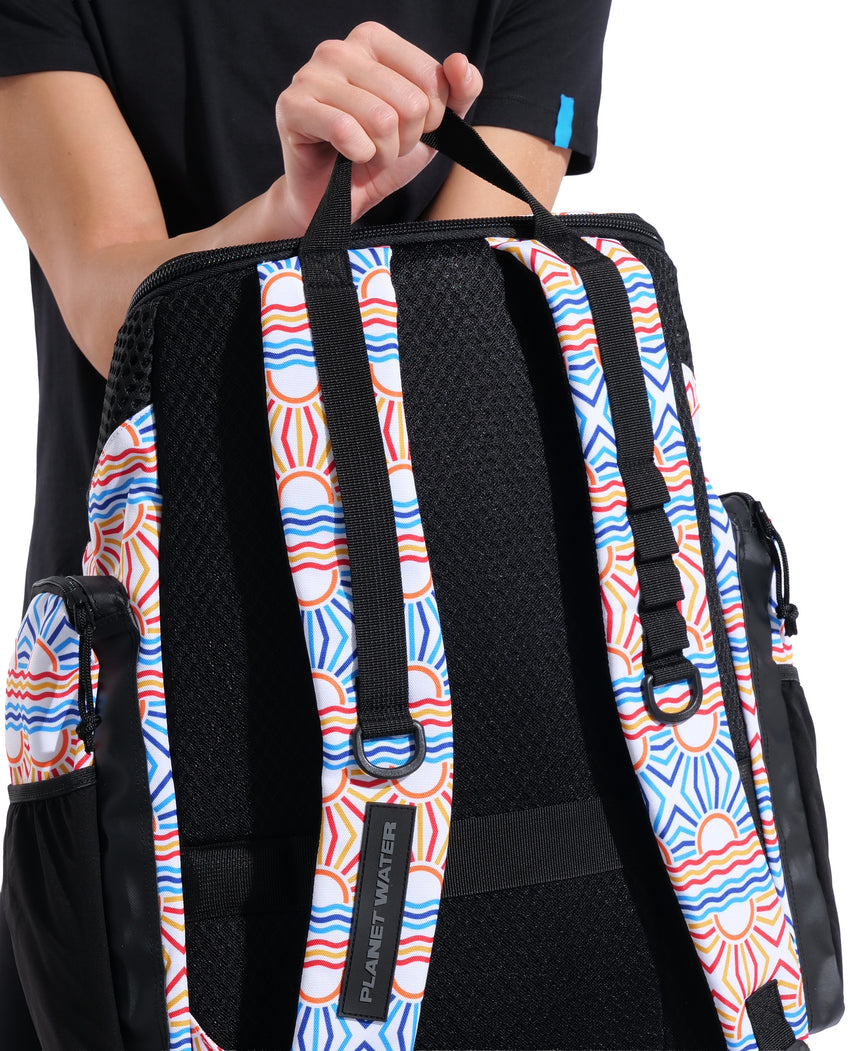 Arena One Go Backpack 45L AO Sunrise back view