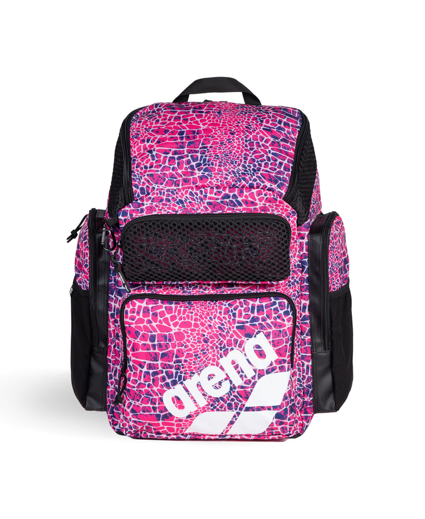Arena Rugtas 45L One Go Snakeskin Roze