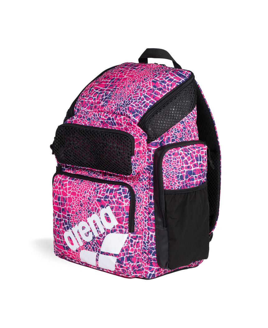 Arena Rugtas 45L One Go Snakeskin Roze