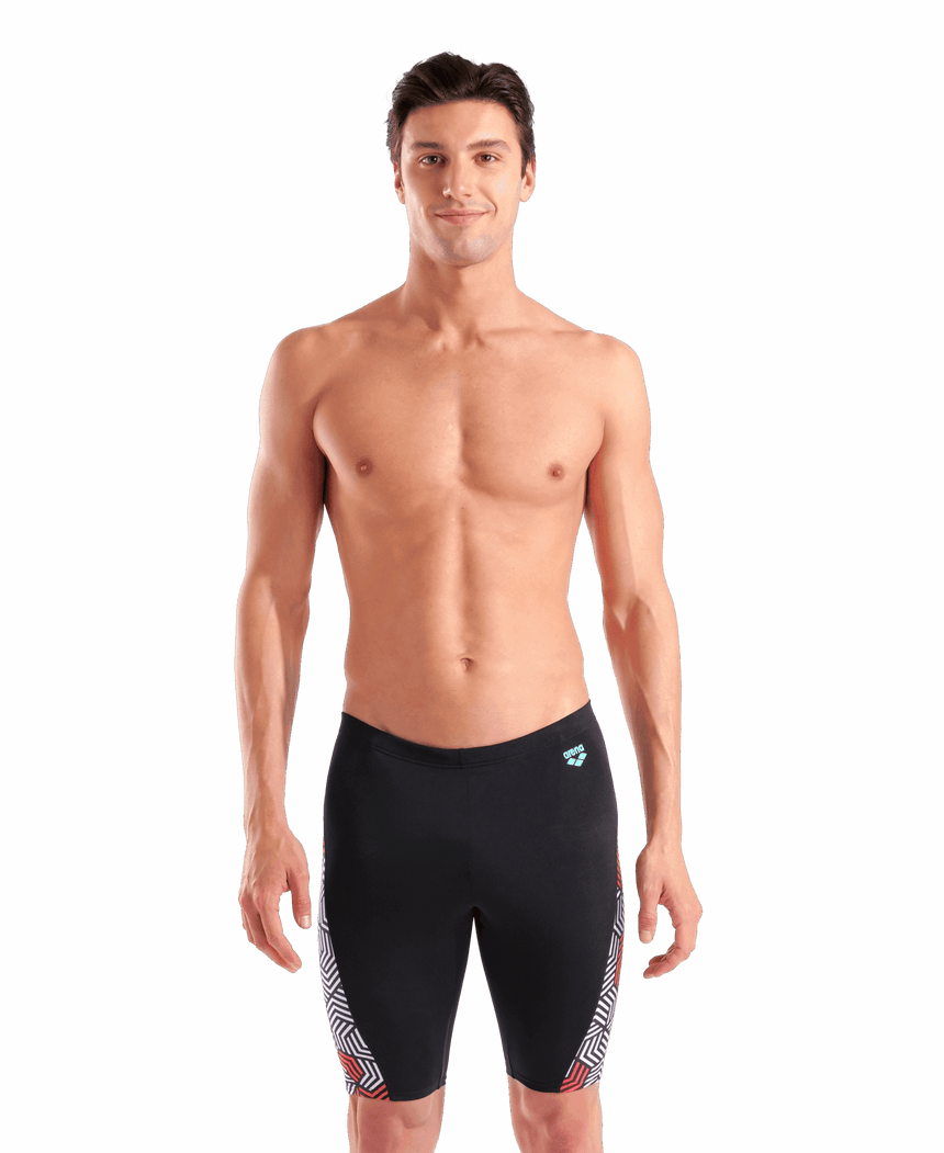 Arena Zwemjammer Geometry Zwart/Wit