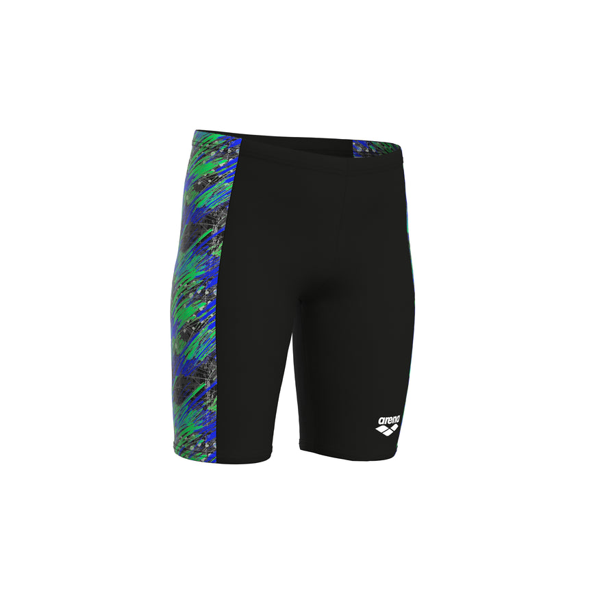 Arena Jungen Schwimmjammer Draft Schwarz Blau Multicolor