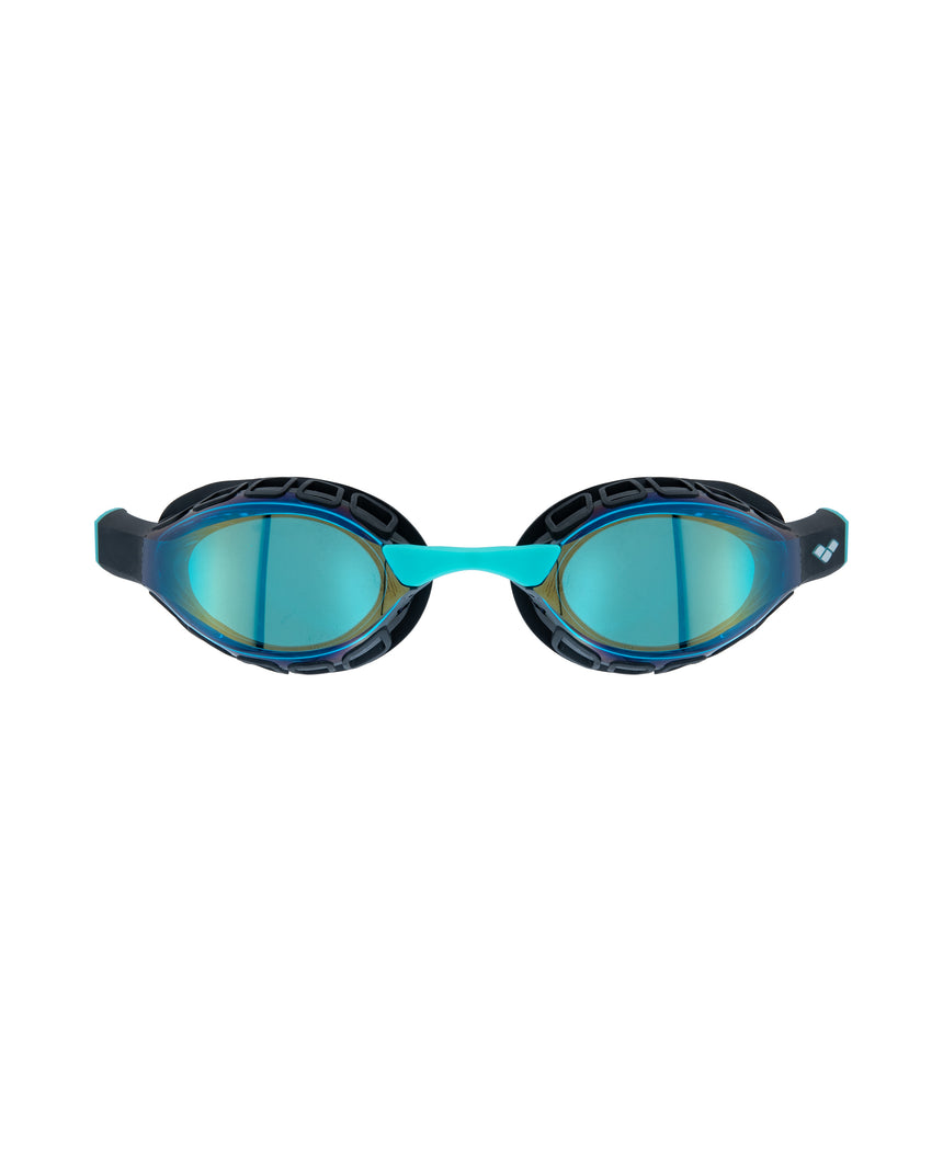 Arena Wedstrijdzwembril Air Sonic Mirror Aqua Zwart