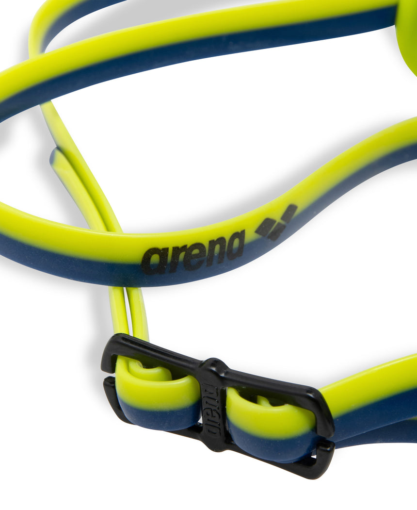 Arena Kinderzwembril Python Junior Mirror Blauw Lime