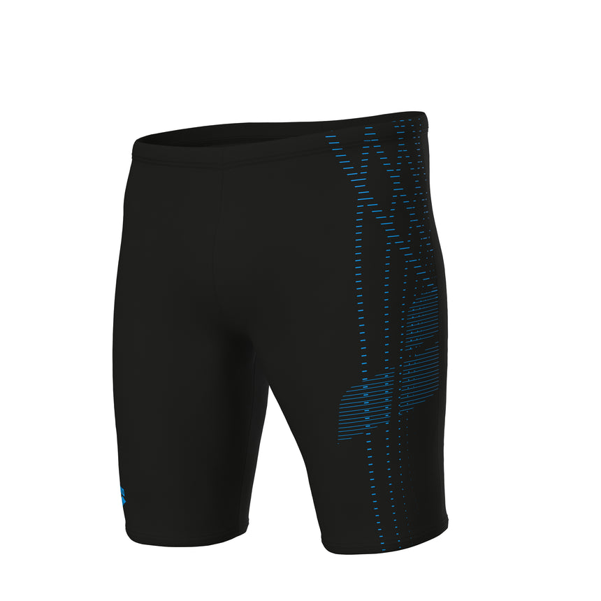 Arena Herren Schwimmjammer Asymmetrisches Design Schwarz/Türkis