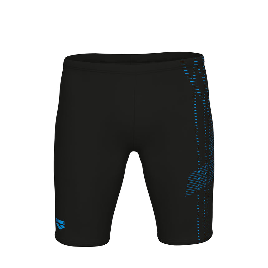 Arena Herren Schwimmjammer Asymmetrisches Design Schwarz/Türkis