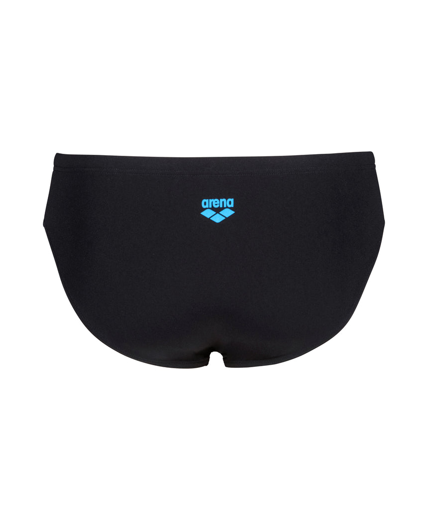 Arena Heren Zwemslip Graphic Zwart/Blauw