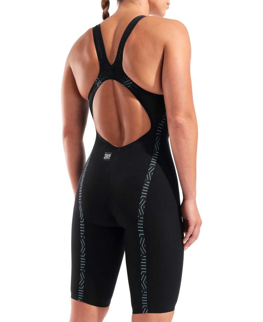 Arena Wedstrijdbadpak Powerskin Veloce Open Rug Zwart