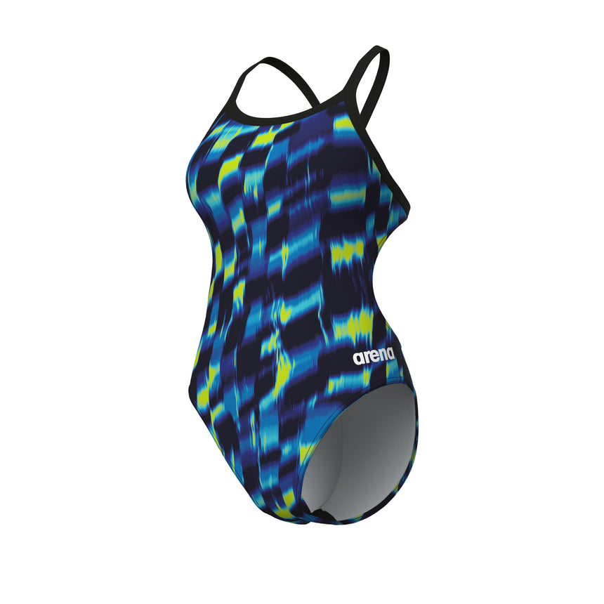 Arena Wave Challenge Back Black Multi front product view