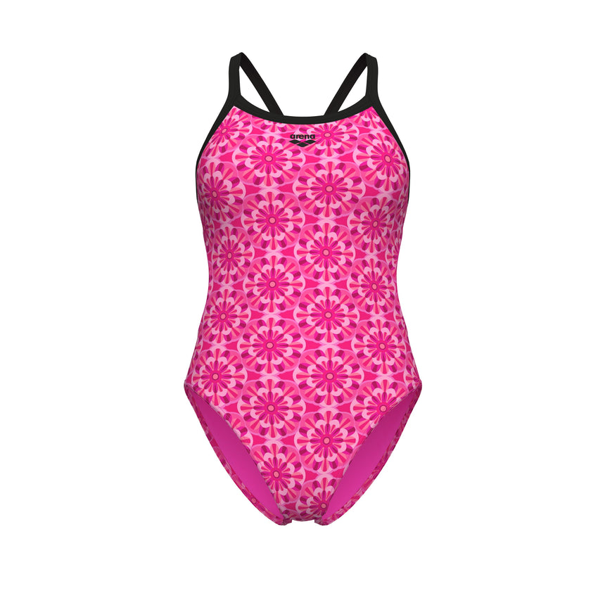 Arena Women's Floral Challenge Back Swimsuit front product view