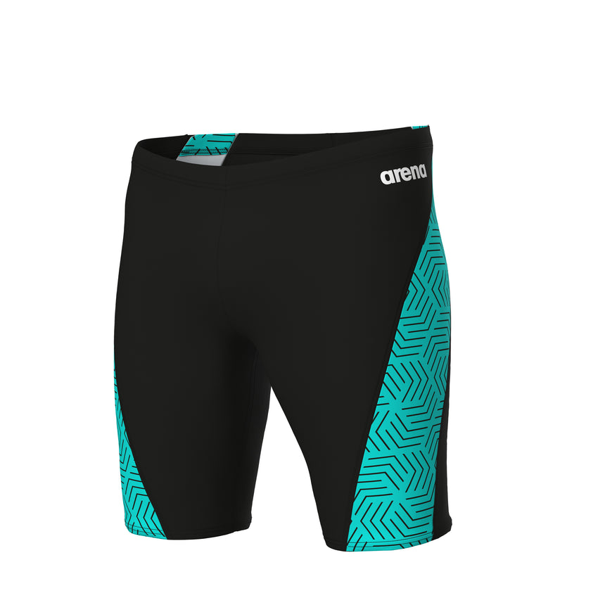 Arena Heren Zwemjammer Allover Water/Multi-Black