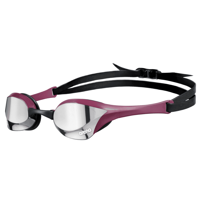 Arena Wettkampf Schwimmbrille Cobra Ultra Swipe Mirror Silver Wine-Red