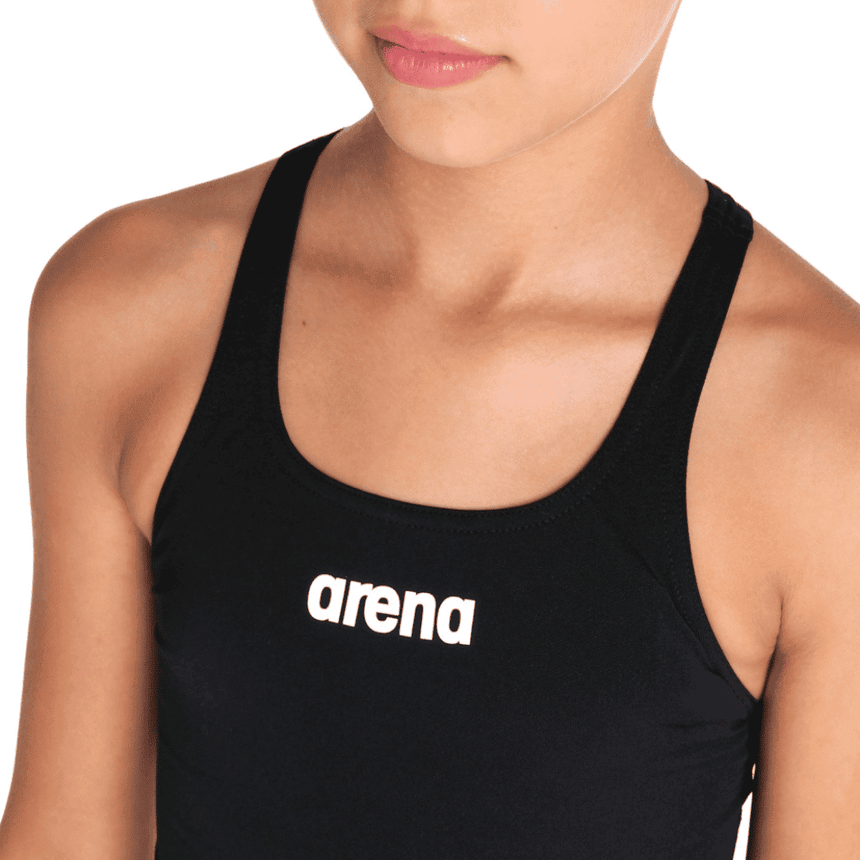 Arena Meisjes Badpak Team Swim Pro Solid Zwart