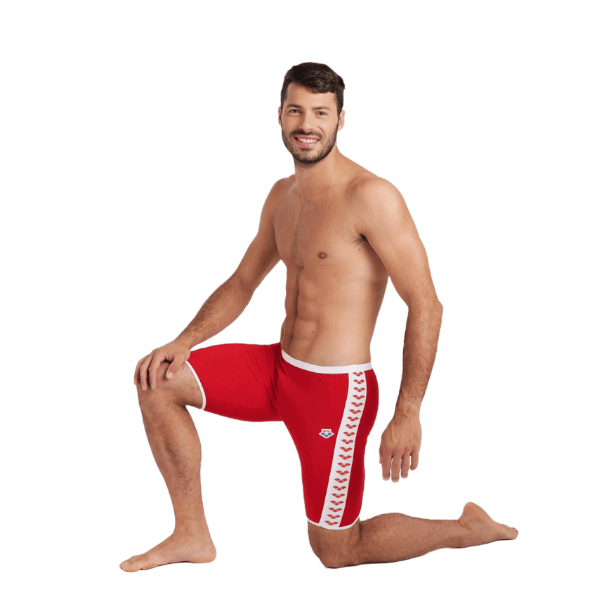 Arena Zwemjammer Icons Solid Rood/Wit