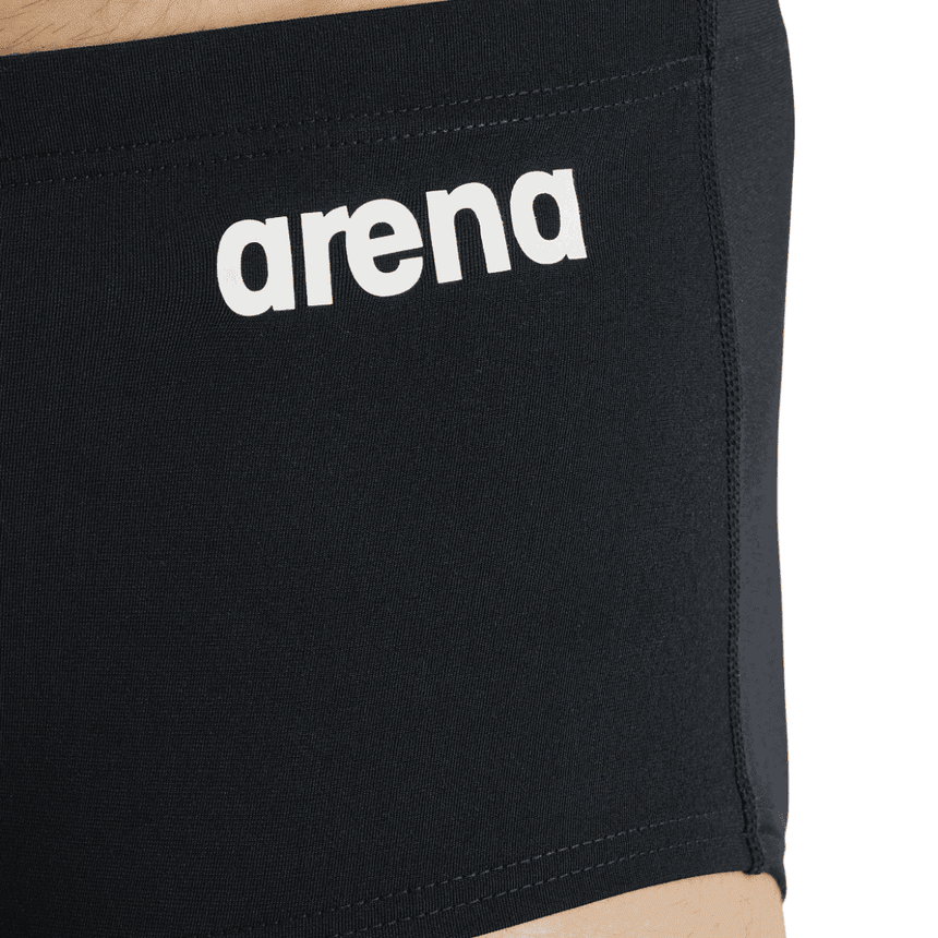 Arena Zwemboxer Low Waist Team Solid Zwart