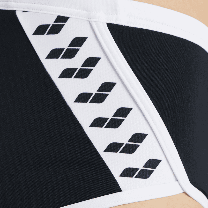 Arena Aquashort Icons Low Waist Solid Black