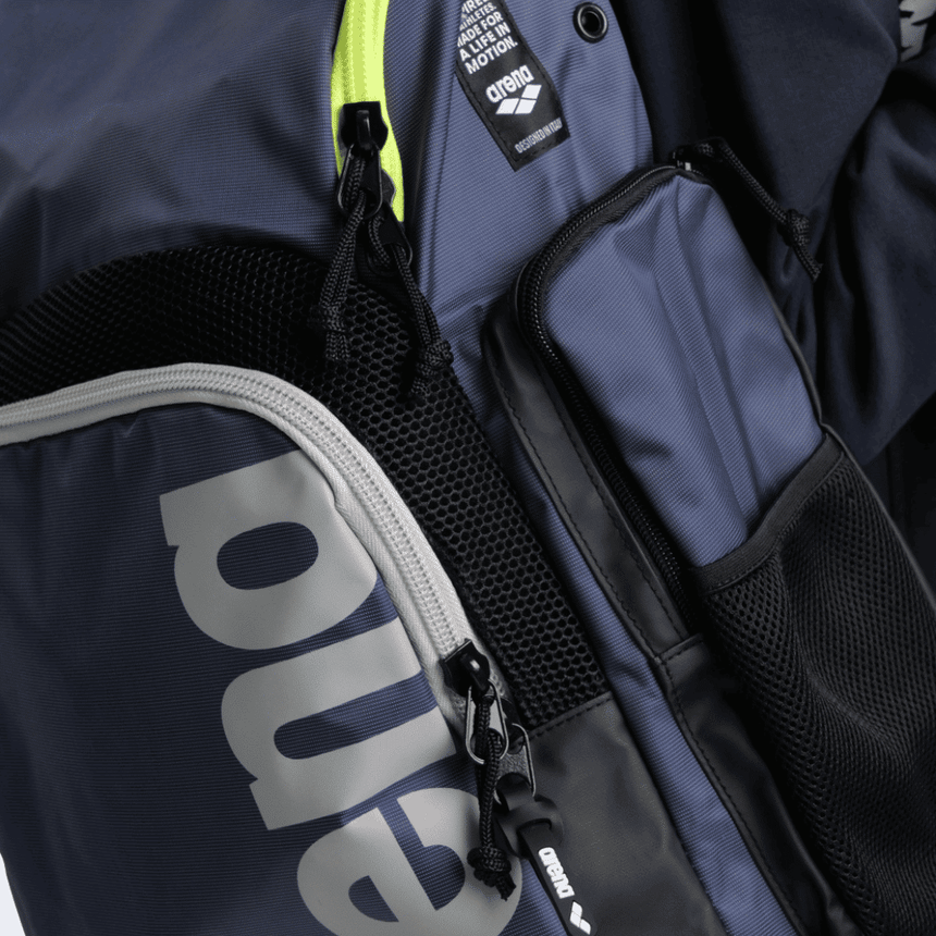 Arena Rugtas Spiky III 35L Navy/Geel