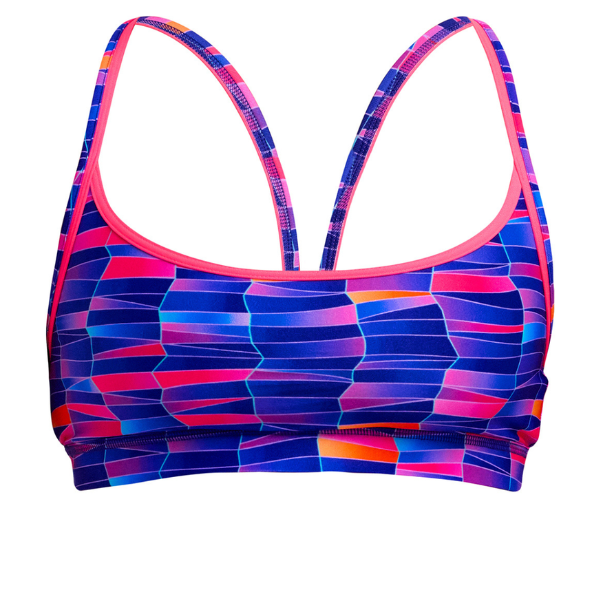 Funkita Sport Bikini Topje Warped Waves