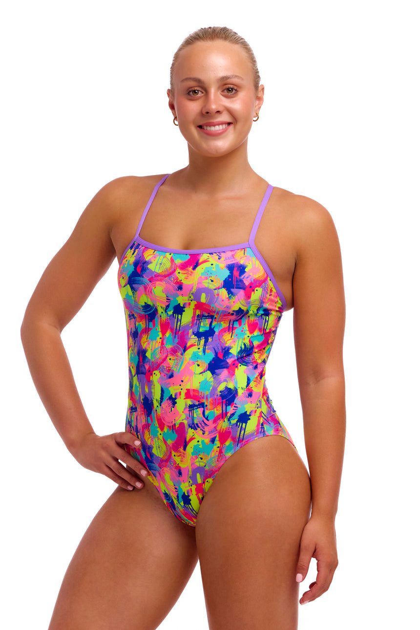 Funkita Badeanzug Single Strap Mess Match