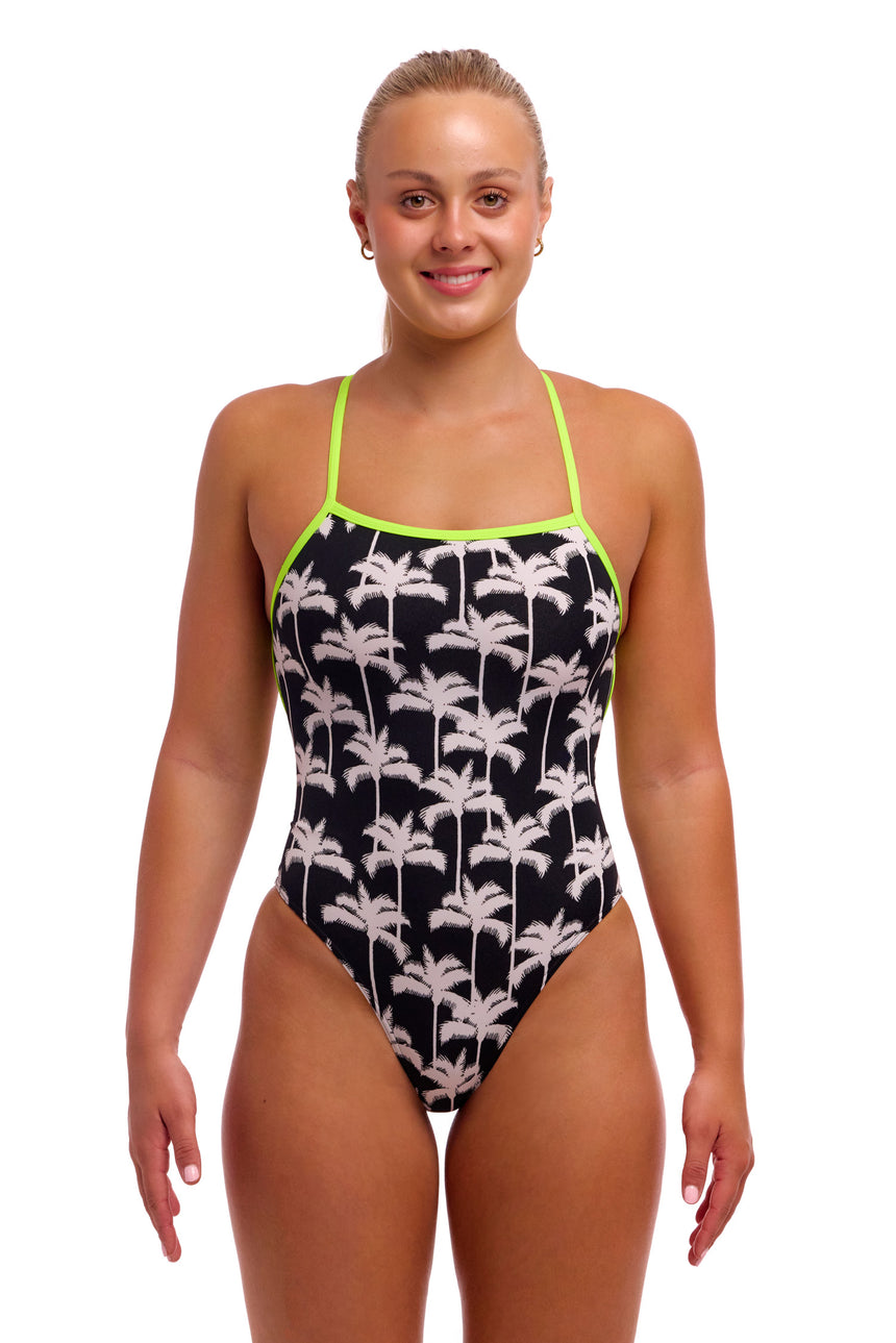 Funkita Badeanzug Strapped In Palm Night