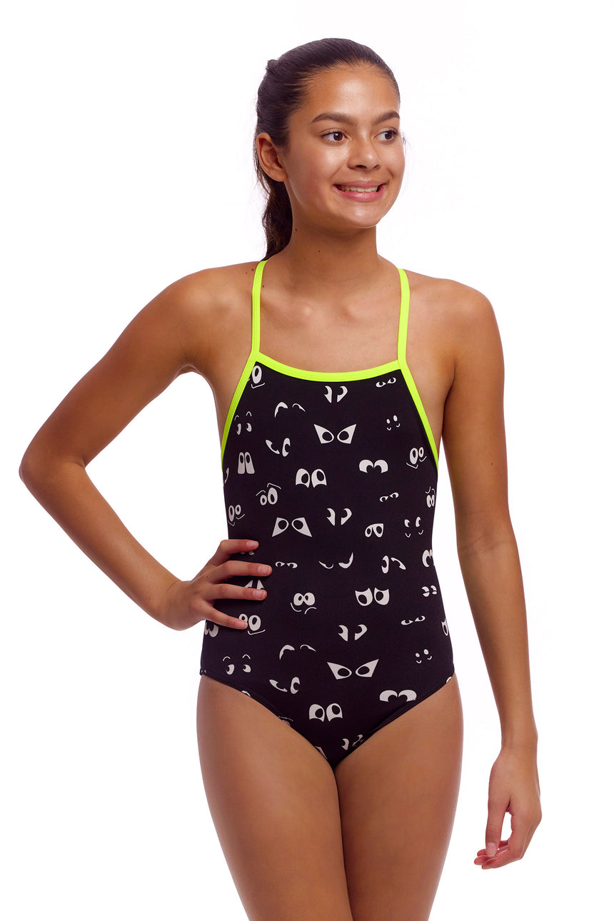 Funkita Meisjes Badpak Tie Me Tight Eye Spy