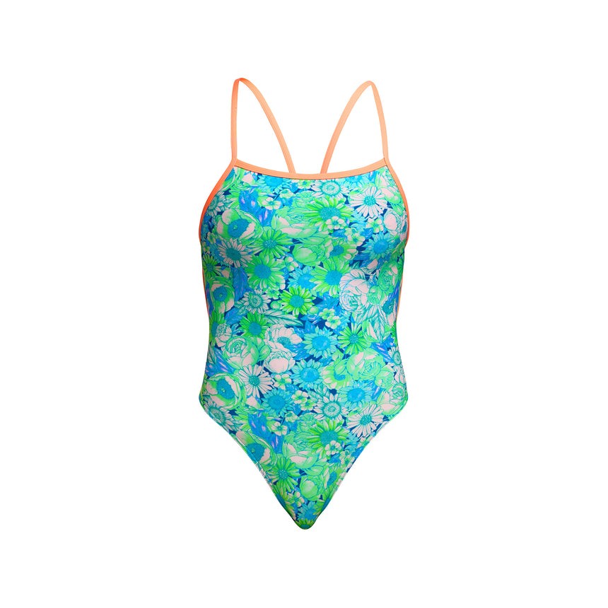 Funkita Dames badpak Single Strength Green Green Grass