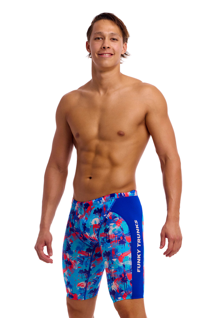 Funky Trunks Swim Jammer Messy Messy Messy
