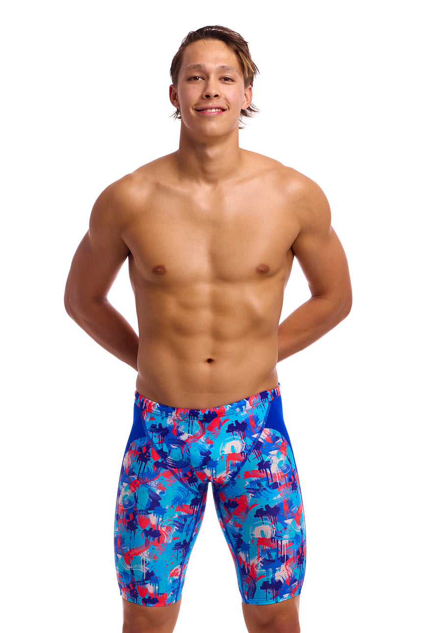 Funky Trunks Swim Jammer Messy Messy Messy