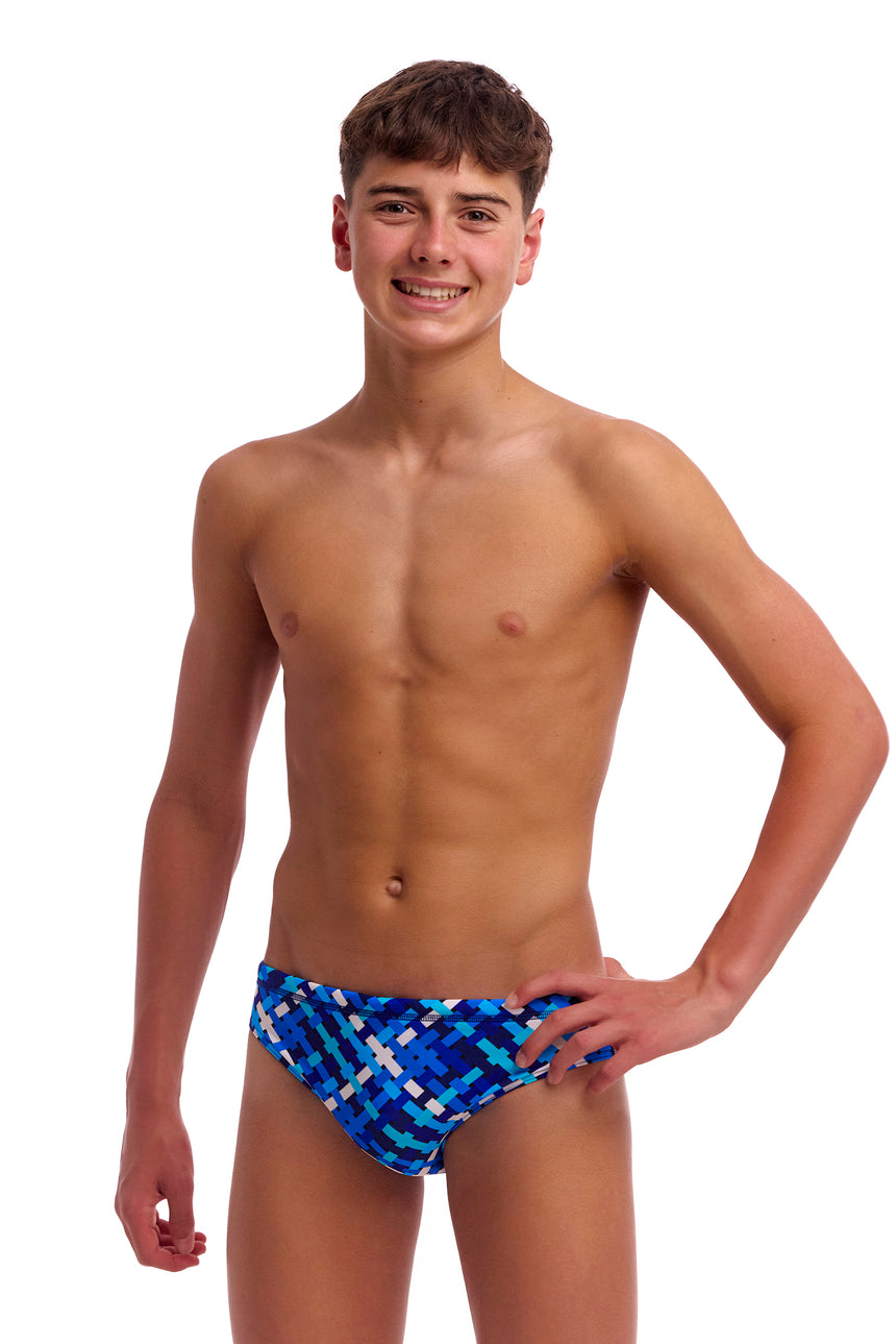 Funky Trunks Jungen Classic Badeslip Under Over