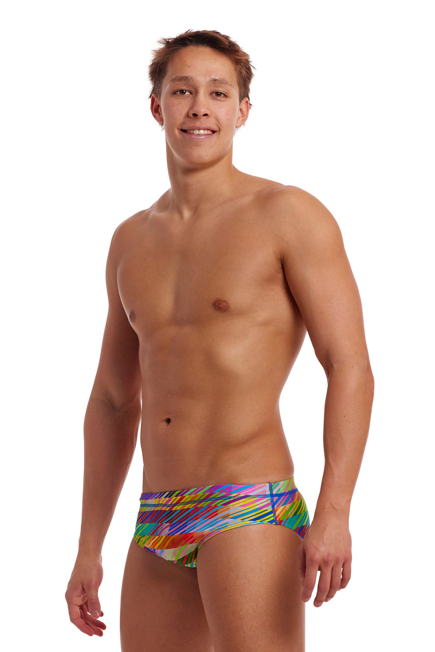 Funky Trunks Swim Brief Static Stack