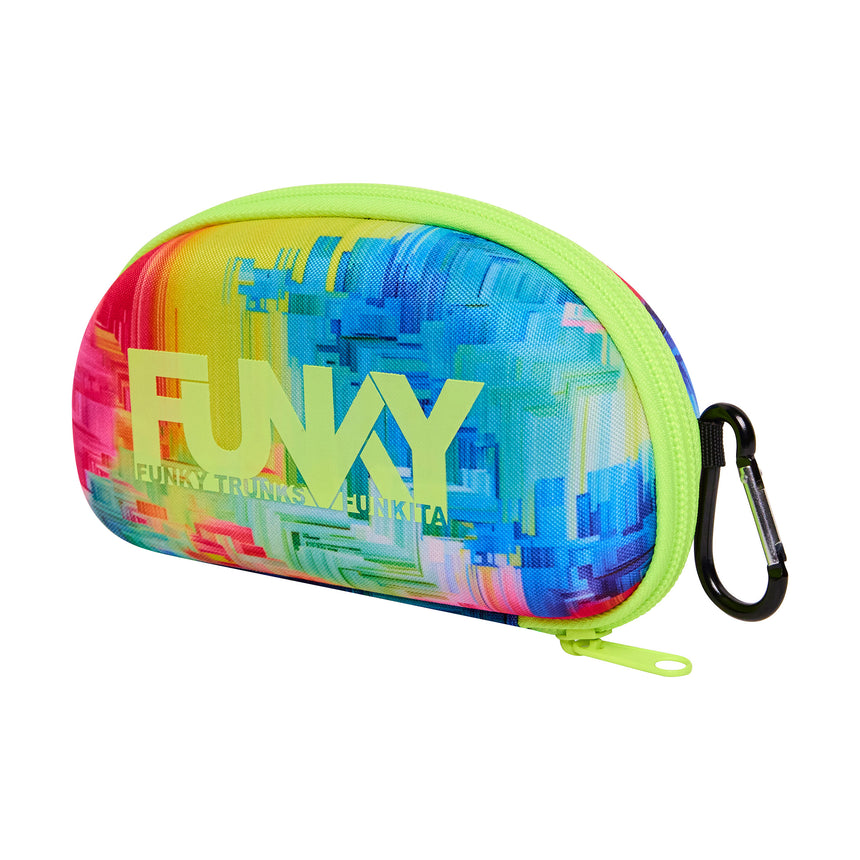 Funky Case Closed Goggle Case Falling Colours detail view