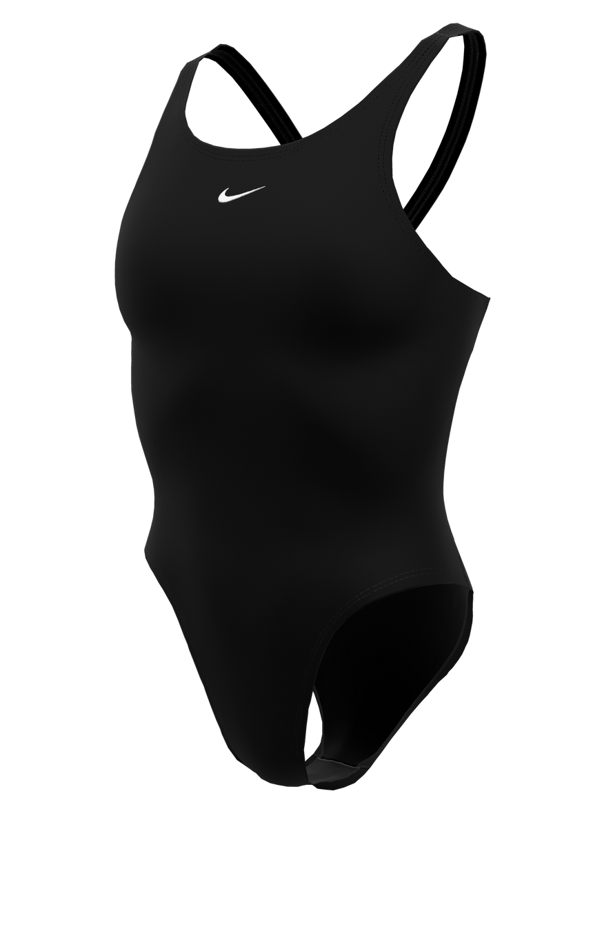 Nike Badeanzug Solid Fastback Schwarz