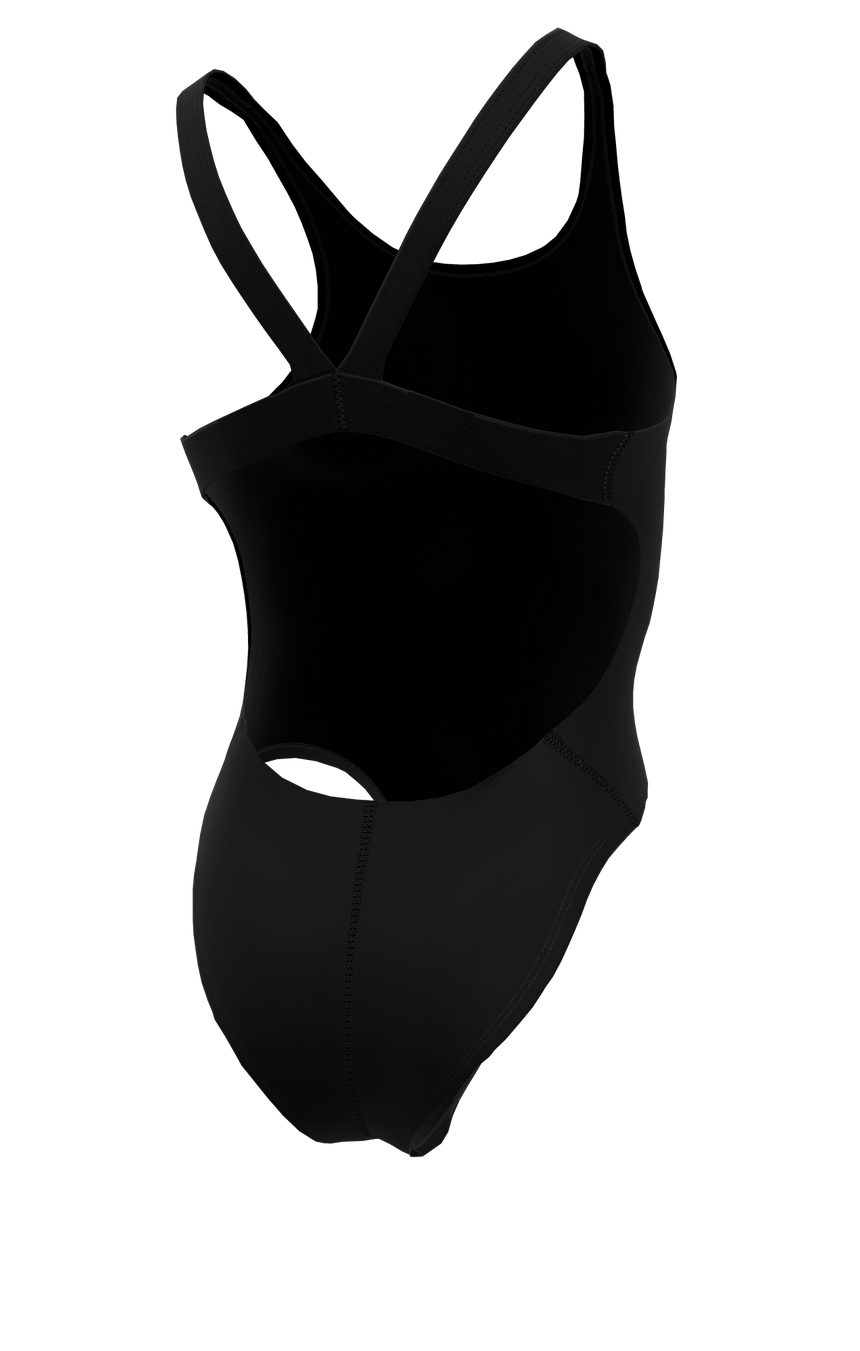 Nike Badeanzug Solid Fastback Schwarz