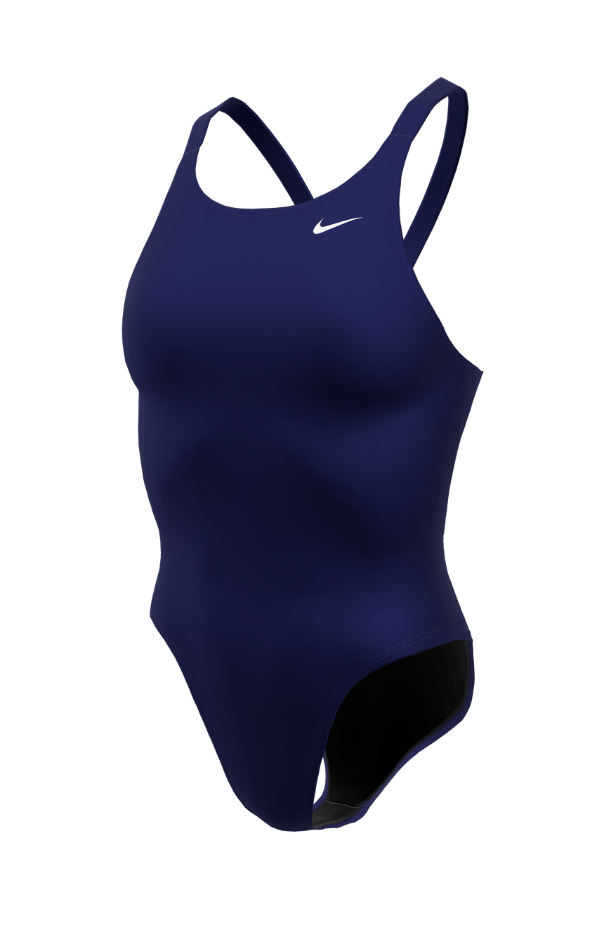 Nike Swimsuit Hydrastrong Solid Fastback Navy