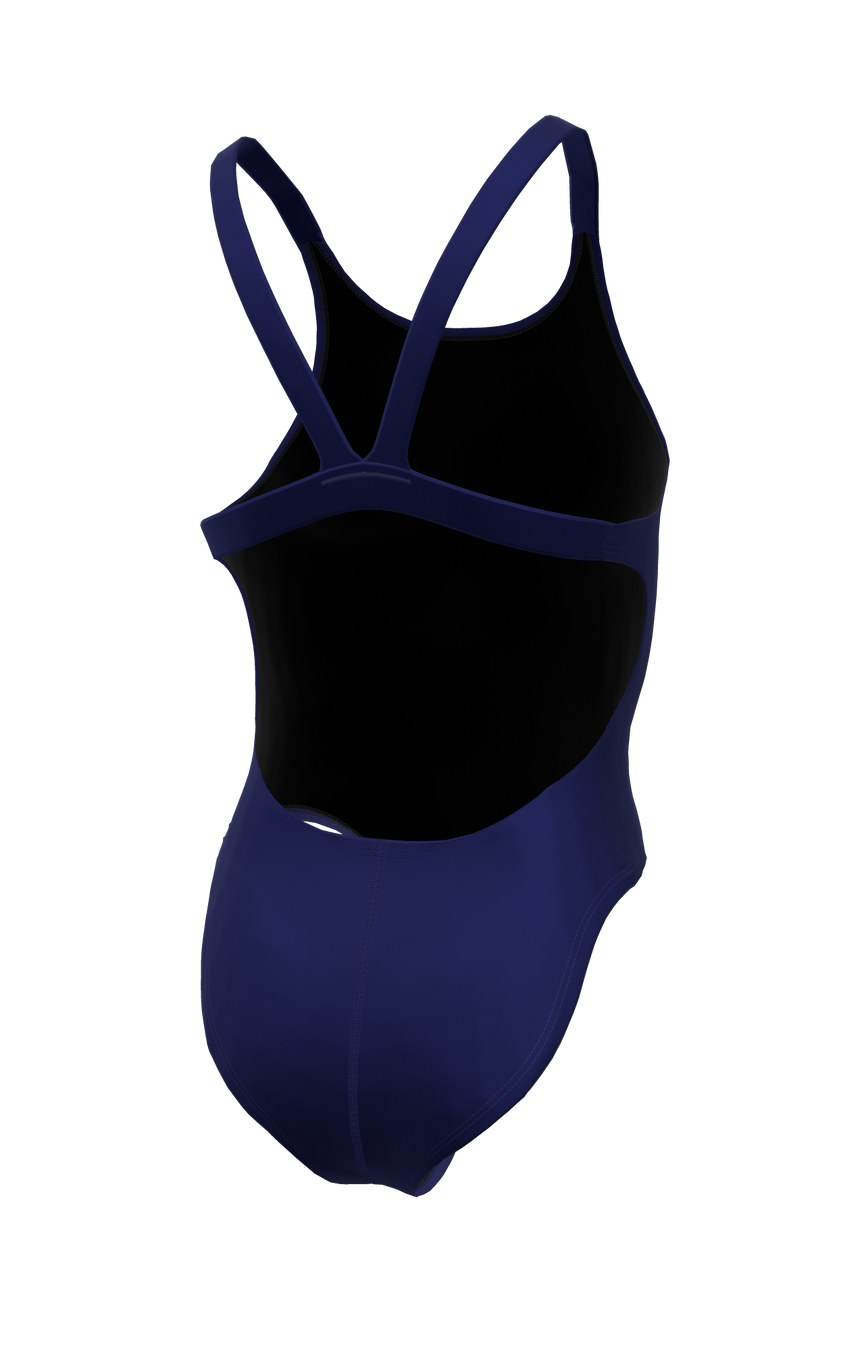 Nike Swimsuit Hydrastrong Solid Fastback Navy