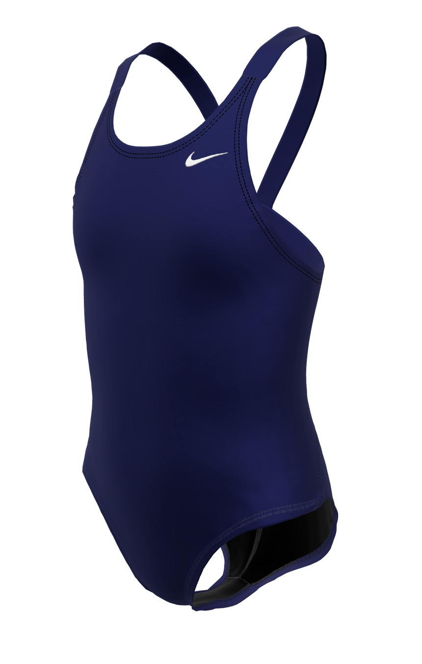 Nike Meisjes Badpak Hydrastrong Solid Fastback Navy