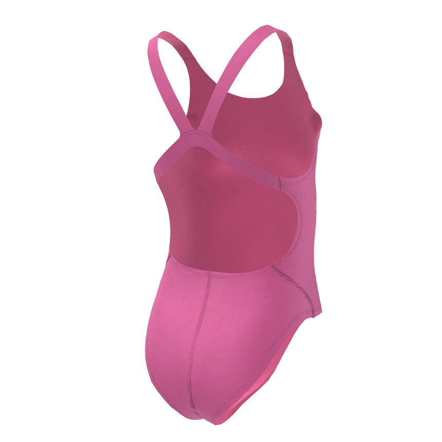 Nike Girls Swimsuit Hydrastrong Solid Fastback Pink