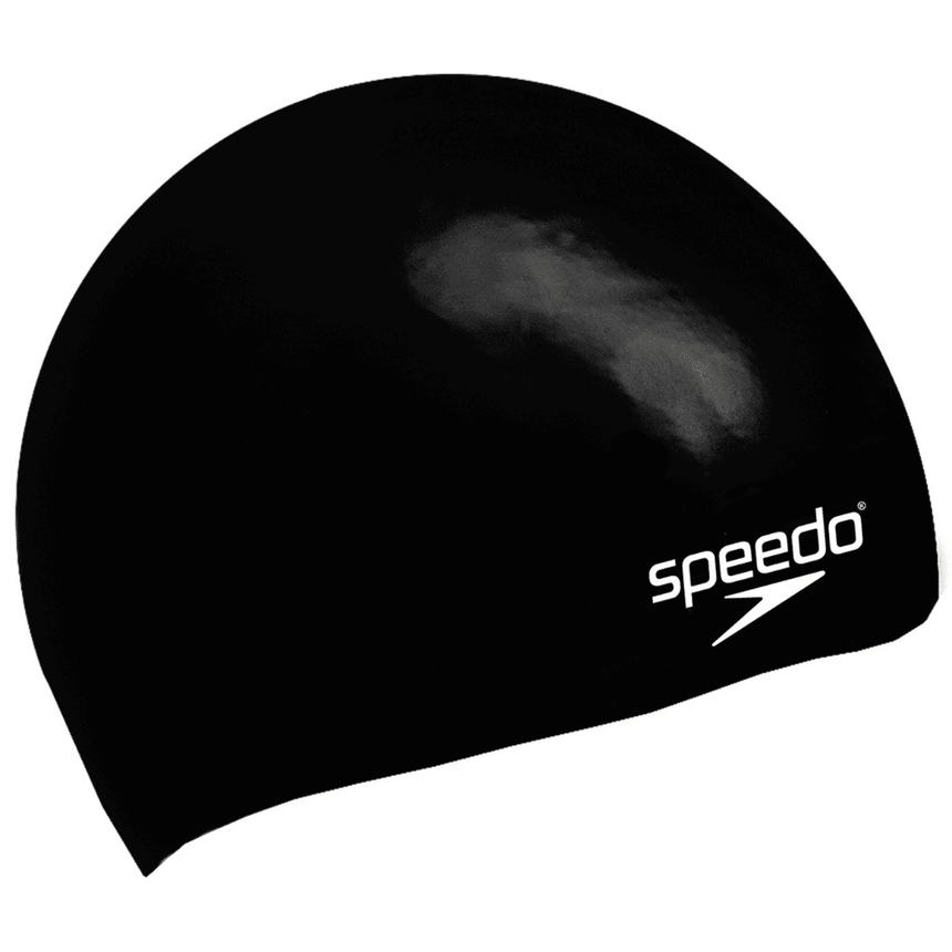 Speedo Kids Swim Cap Moulded Silicone Black
